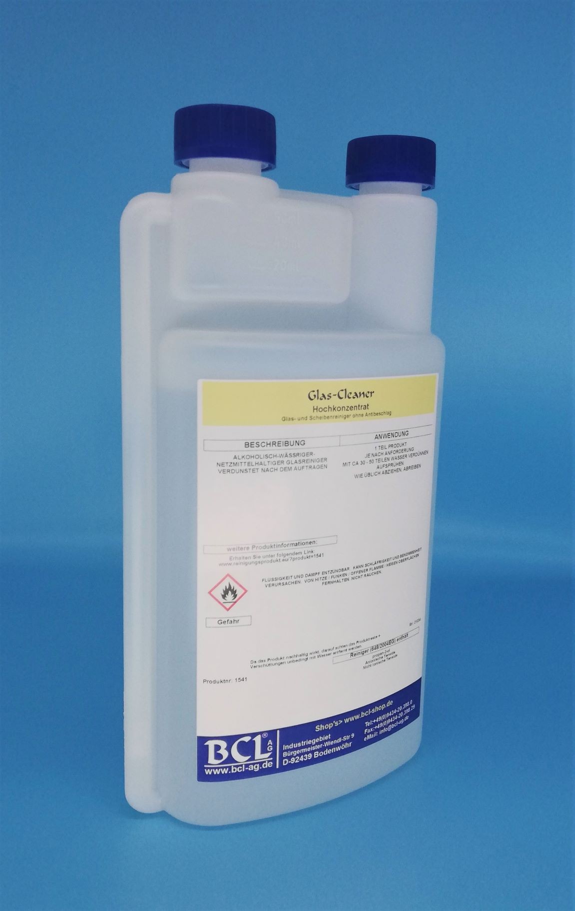 Glas-Cleaner -1 Kg -Dosierflasche