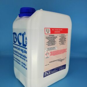 Der Ultraschall-Zahnsteinlöser BCL®-Denta-Sensitiv im 5kg Kanister ist ein wasserlöslicher Zahnsteinlöser speziell für Allergiker für den Einsatz in der Zahntechnik und in Zahnarztpraxen. Geeignet zur Reinigung aller Prothesenkunststoffe und Schienen, insbesondere Bio-HPP, Peek- und Nylon- Prothesen. Entfernt Zahnstein, Plaque und Zahnbelag und Zahnzement im Ultraschallbad, Poliernadelbad und Tauchbad.