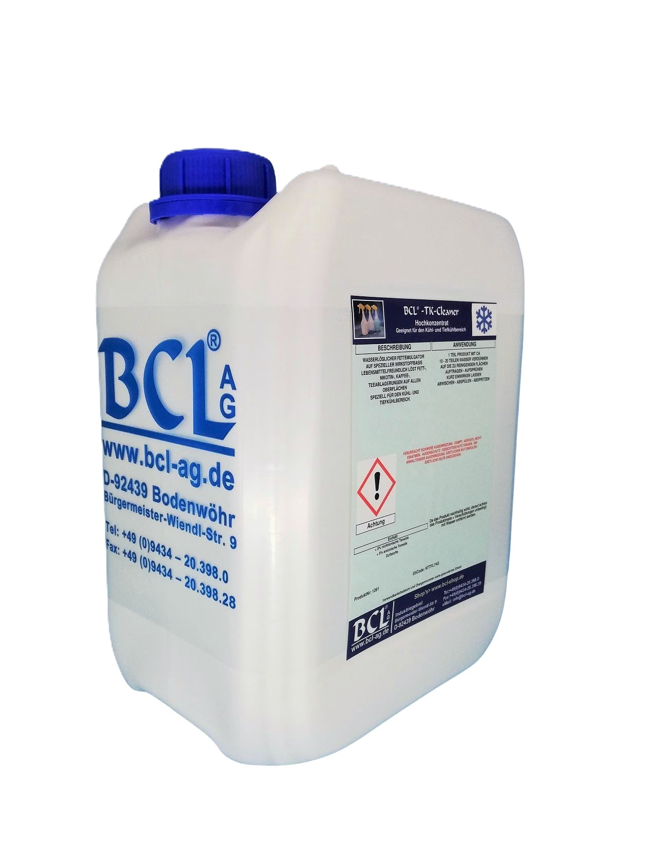 Tiefkühlreiniger bis -20 °C für Kühlhaus und Gefrierzelle BCL®-TK-Cleaner