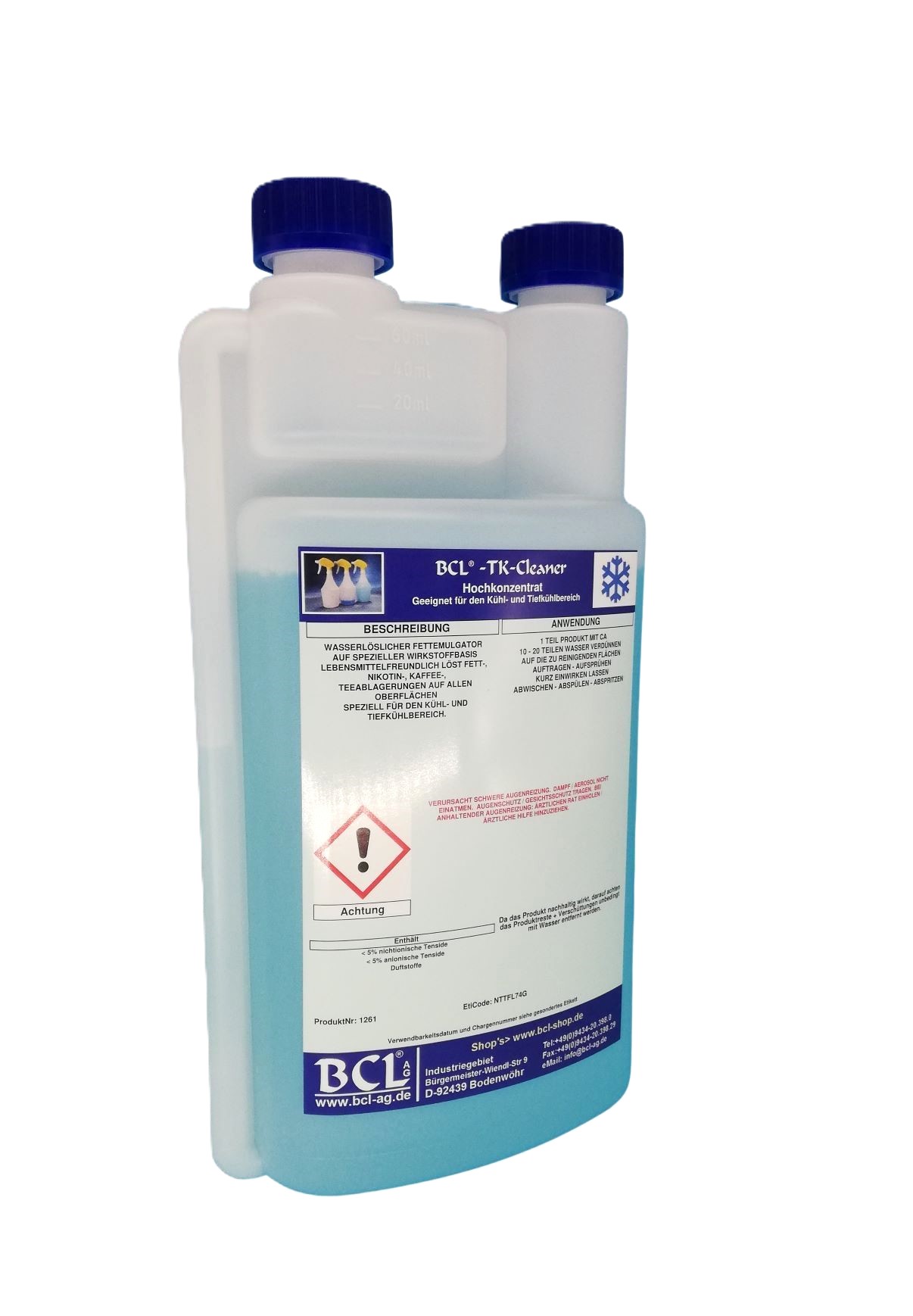 Tiefkühlreiniger bis -20 °C für Kühlhaus und Gefrierzelle BCL®-TK-Cleaner