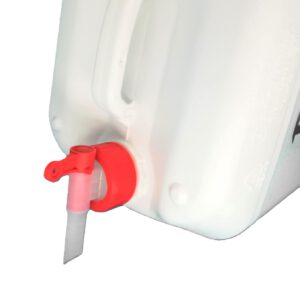 Auslaufhahn und Entnahmehahn für 10-Liter und 5-Liter Produktkanister von BCL. Mehrfach wiederverwendbar. Mit Luftausgleich-Tülle. Besonders für dünnflüssige Medien geeignet.